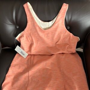 NWT Outdoor Voices Coral Flow Circle Back Dress - Medium